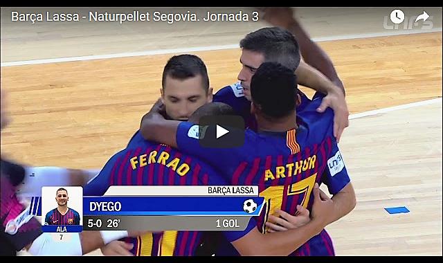 Barça Lassa – Naturpellet Segovia, GÓLÖSSZEFOGLALÓ