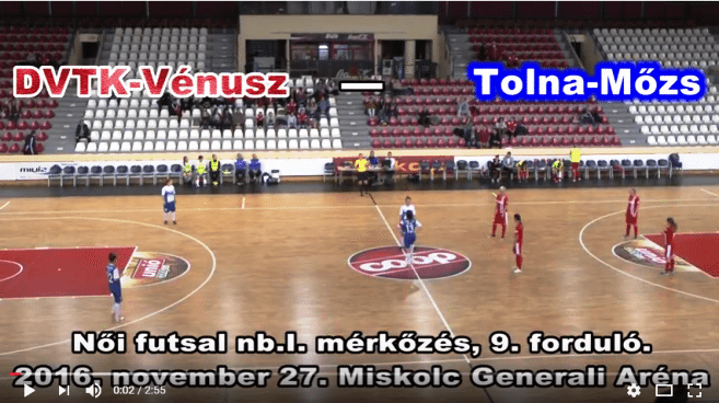 VIDEO DVTK Vénusz – Tolna Mözs 7-6