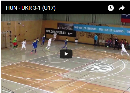 Bravúros győzelem U17-es az ukránok ellen