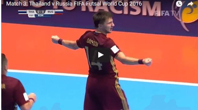 Futsal VB: Thaiföld – Oroszország 4-6