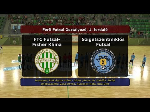 Férfi Futsal Osztályozó: FTC Futsal-Fisher Klíma – Szigetszentmiklós Futsal 5-3 (2019.06.10, gólok)
