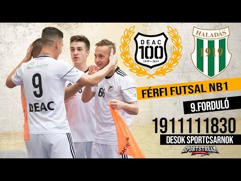 Debreceni EAC – Haladás VSE ÉLŐ, 18:30