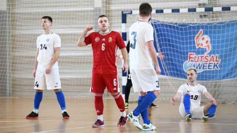 Hét góllal nyert az észtek ellen a futsalválogatott