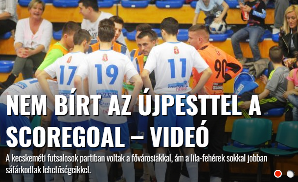 Nem bírt az Újpesttel a Kecskemét otthon