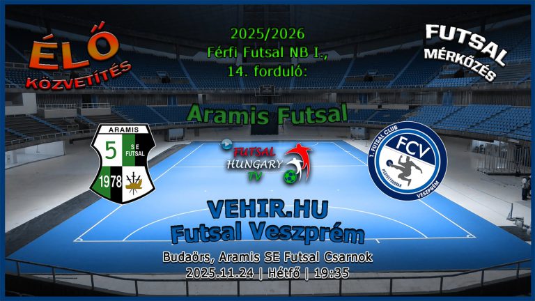 Aramis SE – VEHIR.HU Futsal Veszprém