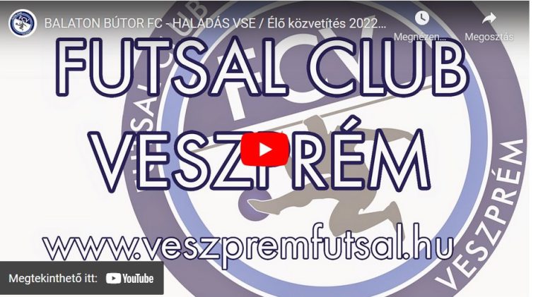 BALATON BÚTOR FC – HALADÁS VSE / Élő közvetítés 2022.02.11