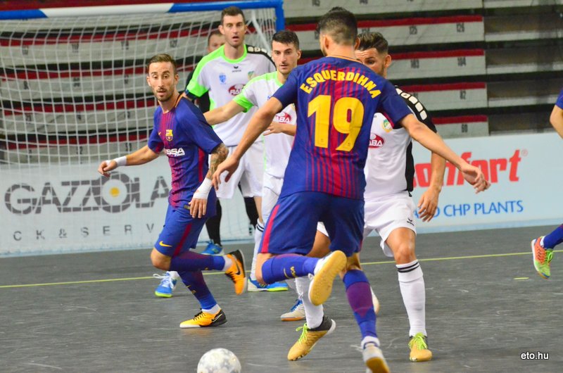 Nagyot küzdött az ETO a Barca ellen