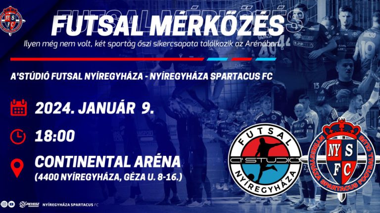 Nagypályások a futsalosok ellen Nyíregyházán