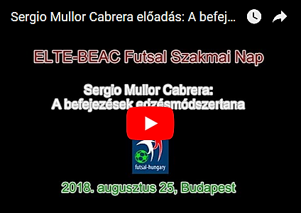 Sergio Mullor Cabrera: A befejezések edzésmódszertana