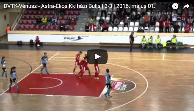 DVTK-Vénusz – Astra-Elios Kkfházi Bulls 3-3