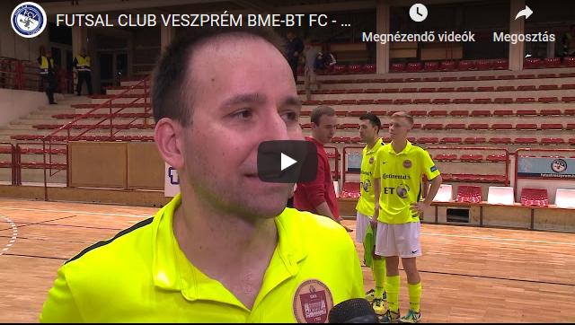 FUTSAL CLUB VESZPRÉM BME-BT FC – ÖSSZEFOGLALÓ