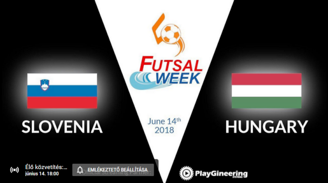 18:00 ÉLŐ Szlovénia – Magyarország