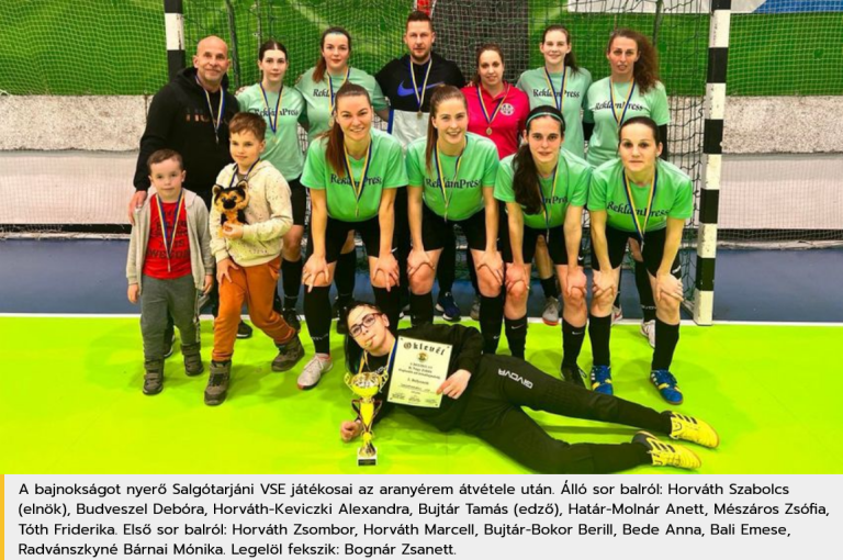 Bajnok lett és az NB II-ben folytatja a Salgótarjáni VSE