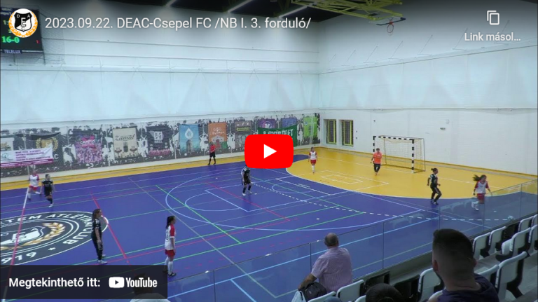 DEAC – Csepel FC 2023.09.22