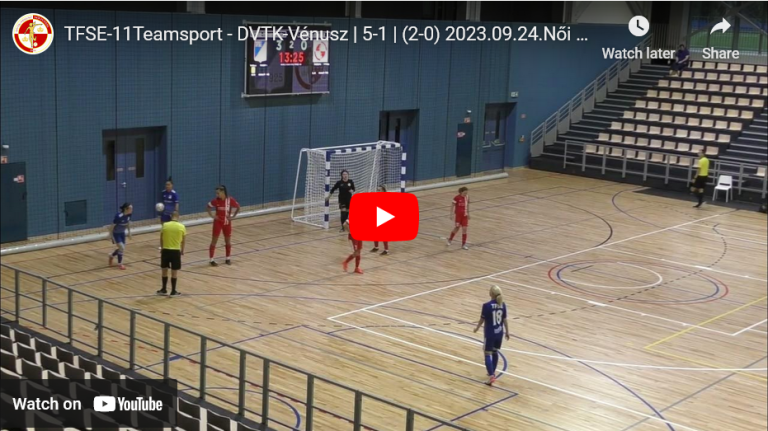 TFSE-11Teamsport – DVTK-Vénusz  2023.09.24.Női Futsal NB I.