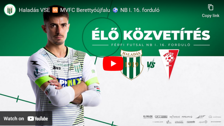 Haladás VSE – MVFC Berettyóújfalu, 2024-01-17