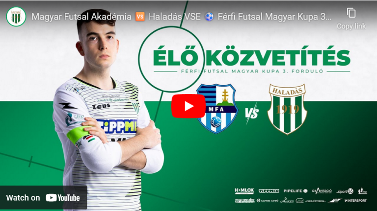 MFA – Haladás VSE, Férfi Futsal Magyar Kupa 3. forduló