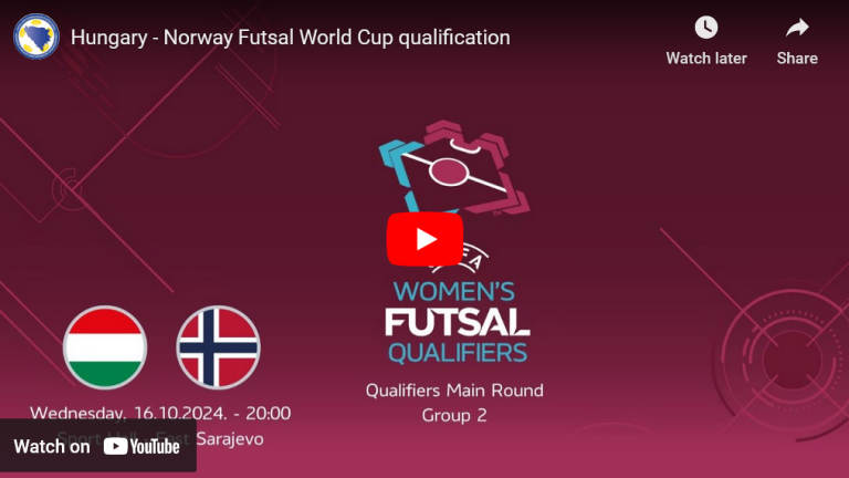 Hungary – Norway, Futsal World Cup qualification