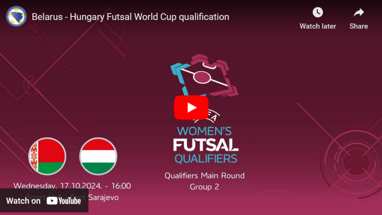 Belarus – Hungary Futsal World Cup qualification