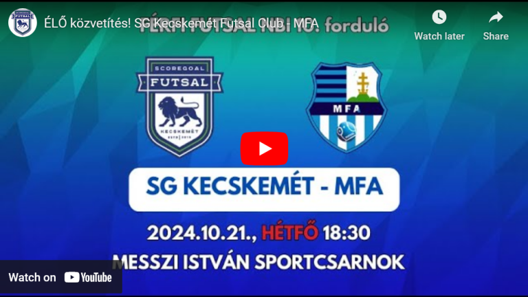 SG Kecskemét Futsal Club – TFSE