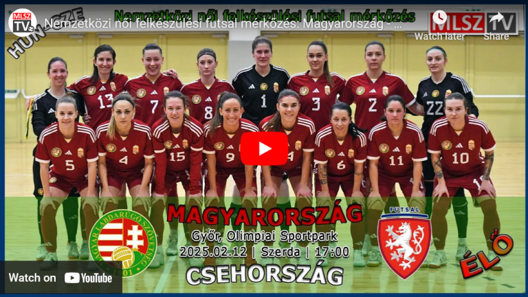 Magyarország – Csehország (2025.02.12, stream)
