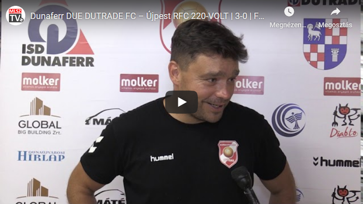 Dunaferr DUE DUTRADE FC – Újpest RFC 220-VOLT | 3-0 | Férfi Futsal NBI. | 1. forduló |