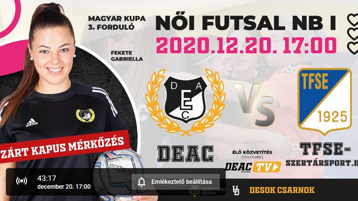 DEAC-TFSE-Szertársport.hu (Stream, 2020.12.20)