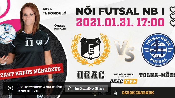 DEAC – TOLNA MÖZS