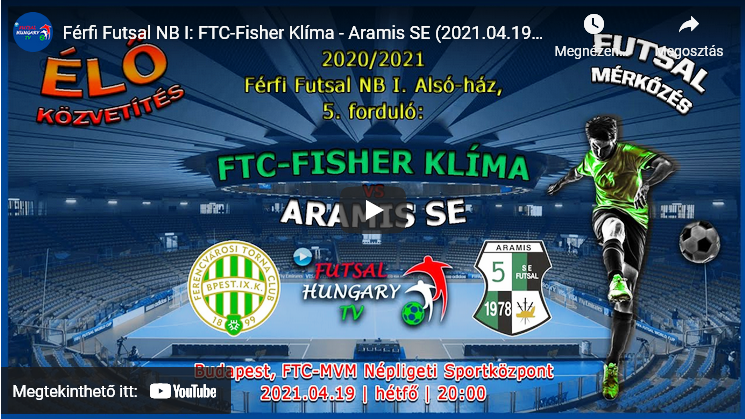 FTC-Fisher Klíma – Aramis SE (2021.04.19, stream)