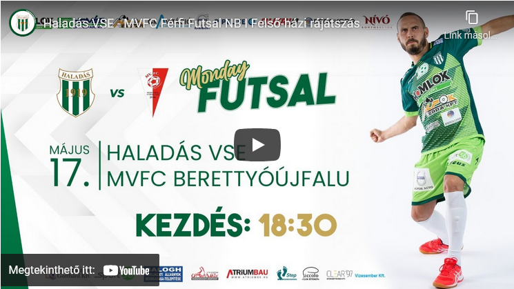Haladás VSE – MVFC Felső-házi rájátszás – stream
