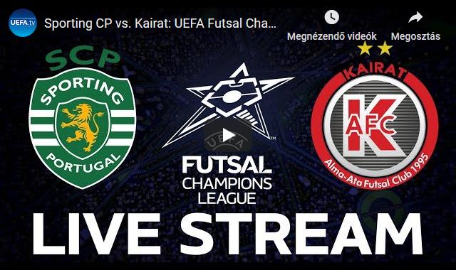 Sporting CP vs. Kairat: UEFA Futsal Champions League Final LIVE